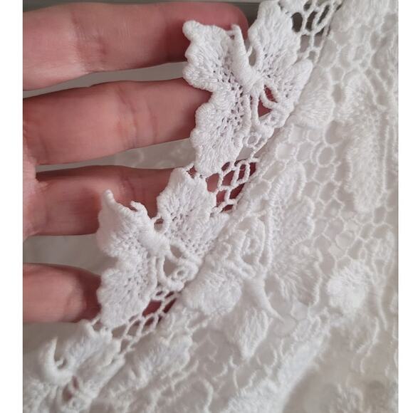 Lilly Pulitzer Reeve Shift Butterfly Lace Dress Resort White Papillion Lace 2 - Picture 11 of 13